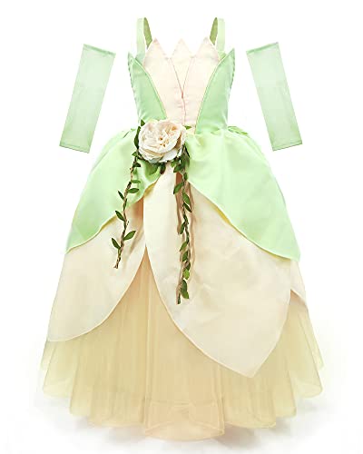 TYHTYM Princess Costumes Little Girls Dress Up Fancy Halloween Christmas Party - Image 4