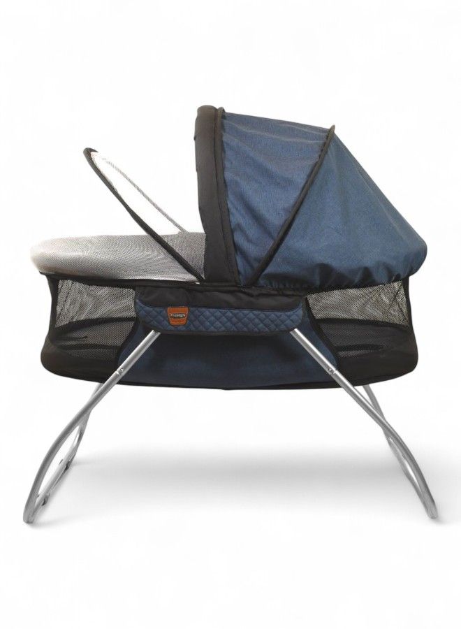 Baby Cot Bed Premium, Dark blue