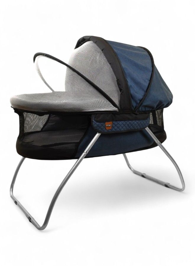 Baby Cot Bed Premium, Dark blue