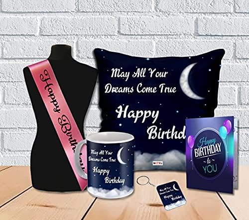 ME  YOU ME & YOU Birthday Gift for Wife, Printed Happy Birthday Gift, Birthday Cushion, Mug, Card, Key Chain, sash - Image 2