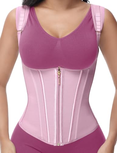 SHAPSHE Waist Trainer for Women, Tummy Control Sports Girdle, Workout Body Shaper with Adjustable Shoulder Strap - Image 1