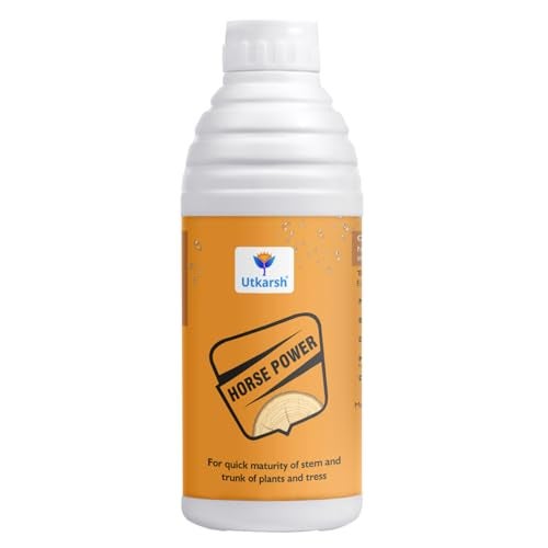 Utkarsh Horse Power - Ammonium Polyphosphate Fertilizer, NPK 10 34 00 For Quick Maturity of Stem & Trunk of Plants & Trees, Enhances Nutrient Uptake, Flowering, Crop Yield & Quality (1 Lit; Pack of 1) - Image 1