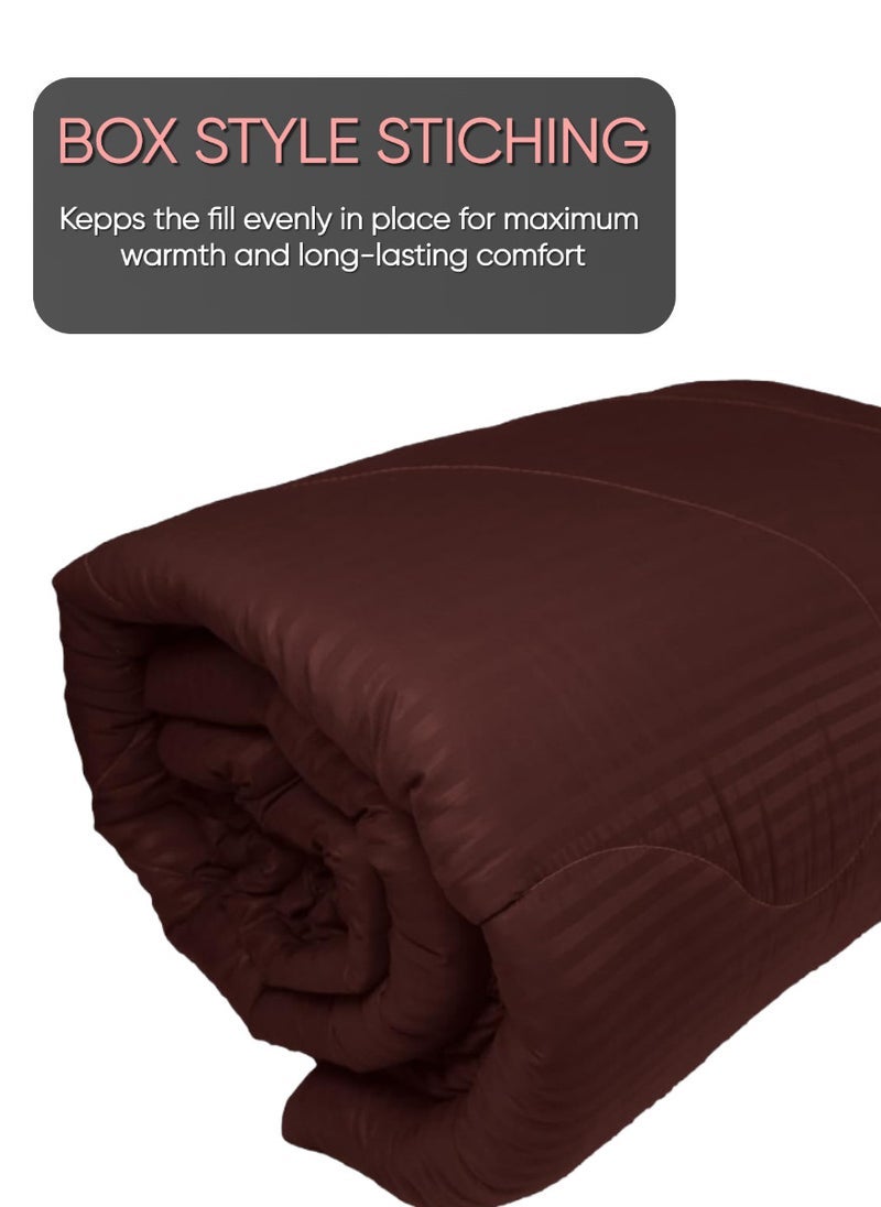 Blueberry Maroon Duvet Fillers Microfiber 200x220cm - Image 4