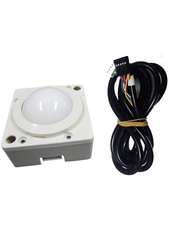 Atomic Market 2 Inch White Ball Arcade Game Trackball Compatible With Jamma 412In1 Game Elf - Image 1