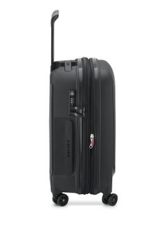 DELSEY Paris Belmont+ 55cm Hardcase 4 Double Wheel Expandable Cabin Luggage Trolley Black  - Image 3