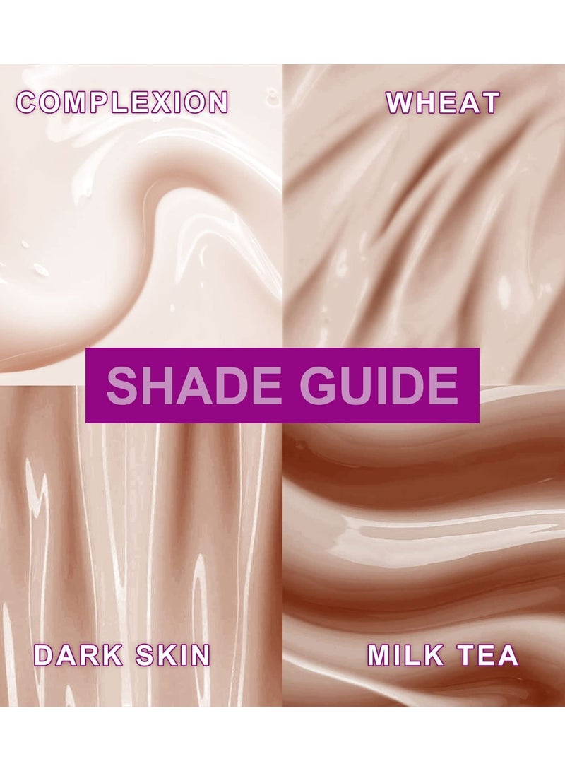 KASTWAVE Liquid Foundation, Face Makeup for Skin Perfecting Comfort Matte Foundation Hypoallergenic Covers Blemishes & Under-Eye Circles - Image 2