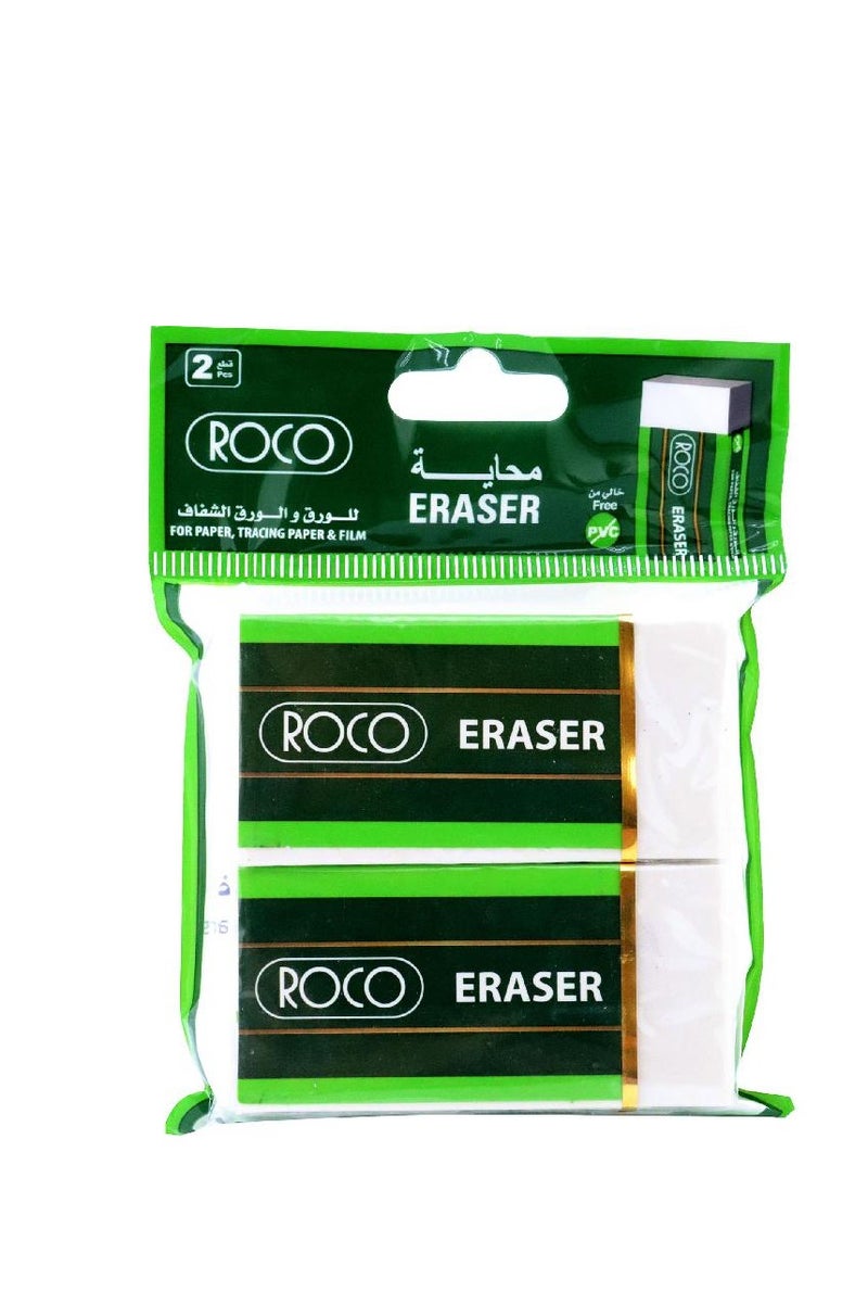 ROCO Plastic Eraser Big White - Image 1