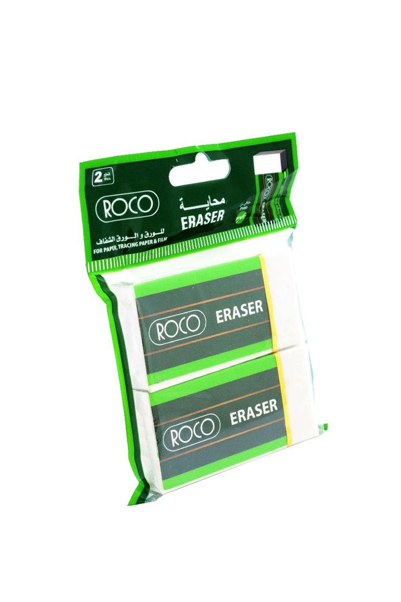 ROCO Plastic Eraser Big White - Image 2