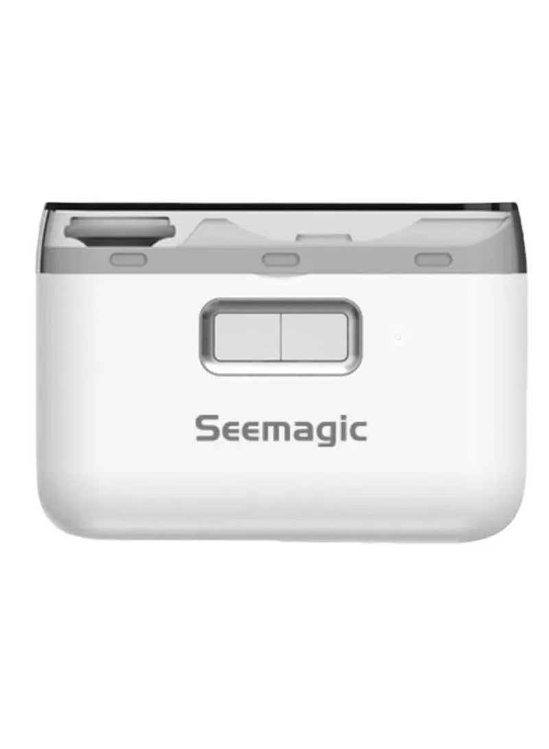 Seemagic 2-in-1 Electric Nail Clipper & Polisher – Automatic Fast Trimming & Smooth Filing for Adults & Kids | Safe, Pain-Free Manicure & Pedicure | USB Rechargeable, Portable & Lightweight | Includes Nail Brush & Cleaning Tools - Image 1