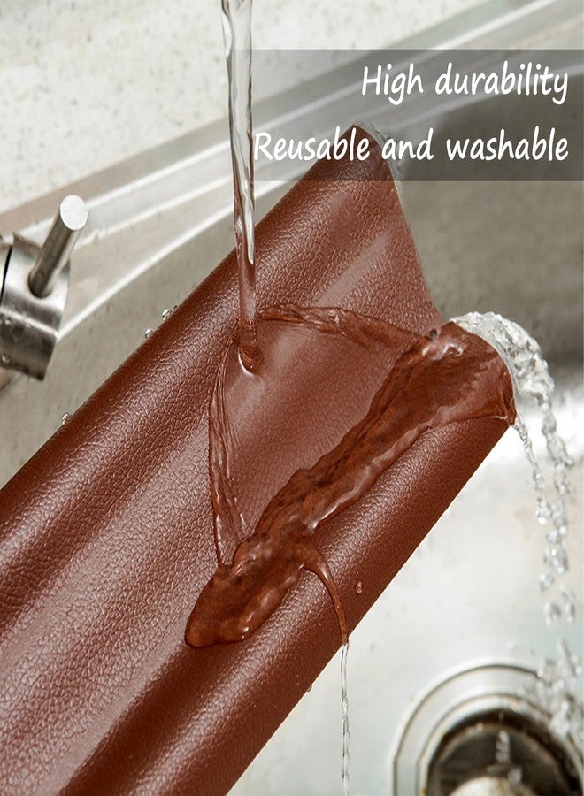 Wanheart Under Door Draft Stopper, 0-38 inch Under Door Bottom Gap Filler Draft Noise Blocker,Adjustable Washable Under Door Sweep,Soundproof Door Seal Protector Guard for Cold Air,Wind,Light(Brown) - Image 5