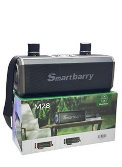 Smart Berry Smart berry M28 Portable Karaoke Machine Wireless Bluetooth Speaker With two Microphones (Black)  - Image 2