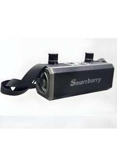 Smart Berry Smart berry M28 Portable Karaoke Machine Wireless Bluetooth Speaker With two Microphones (Black)  - Image 3