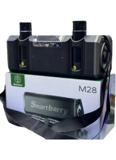 Smart Berry Smart berry M28 Portable Karaoke Machine Wireless Bluetooth Speaker With two Microphones (Black)  - Image 1