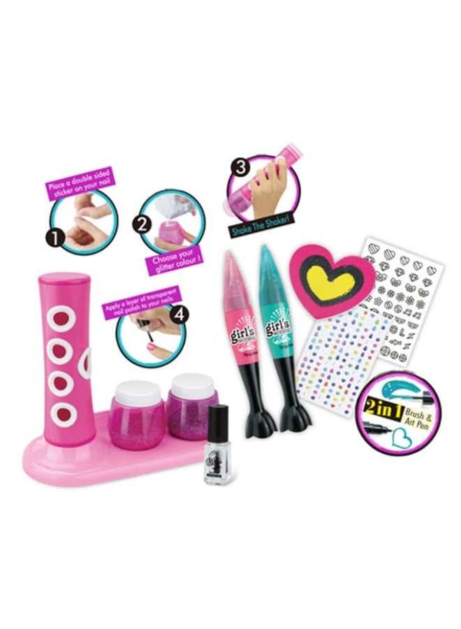 2-in-1 Nail Art Fashion Toy Set for Girls – Creative Beauty & Styling Fun - Image 3