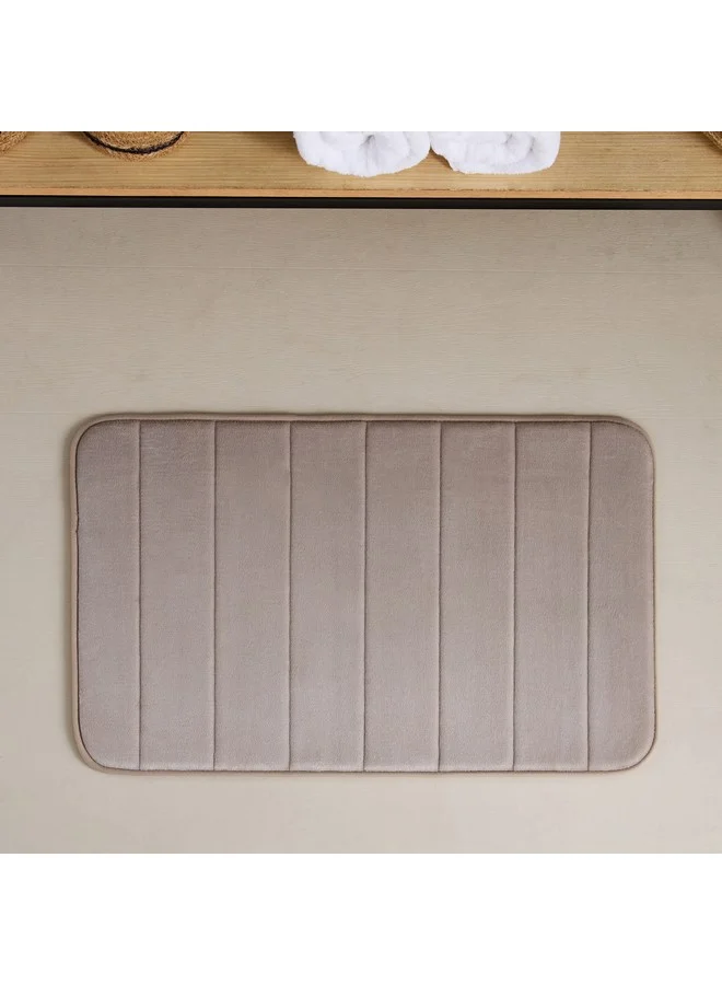 هوم بوكس طقم سجاد حمام ميموري فوم قطعتين 80 × 50 سم