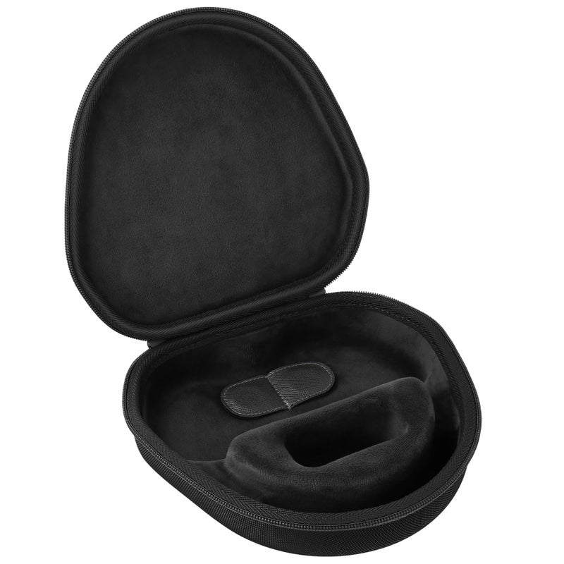 co2CREA Hard Case with Sleep Mode Replacement for Apple AirPods Max Headphone (Black Case) - Image 2