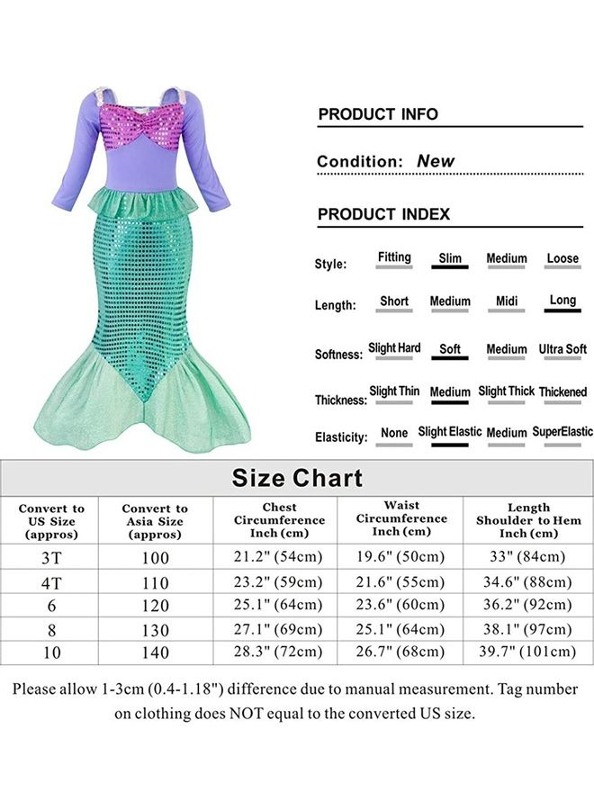NIBEMINENT Princess Party Costumes 120cm - Image 4