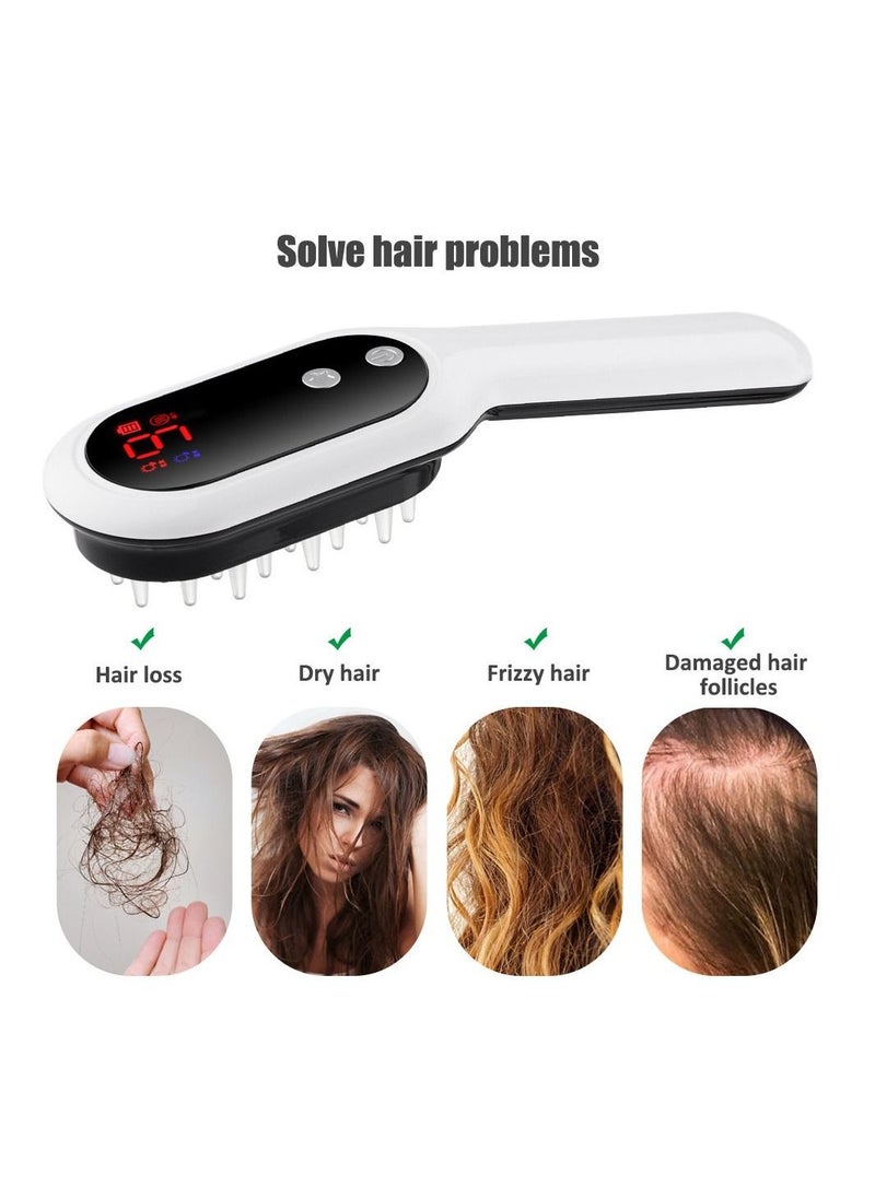 Generic - Electric Hair Growth Comb Infrared Laser Hair Care Style Anti-Hair Loss Hair Red Light Treatment Head Massager Hair Brush - Image 1