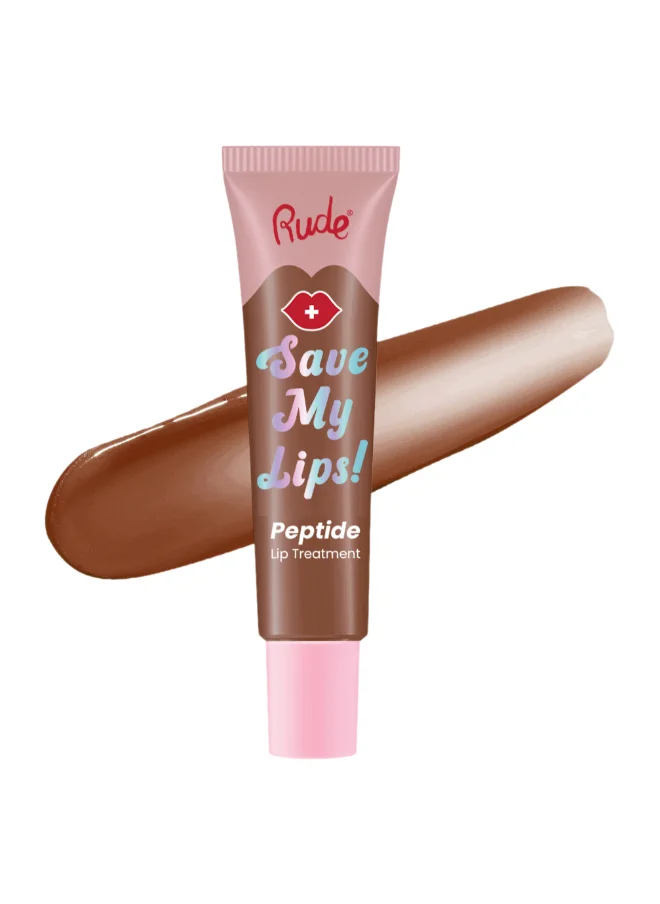 روود Save My Lips Peptide Lip Treatment - Coffee & Caramel