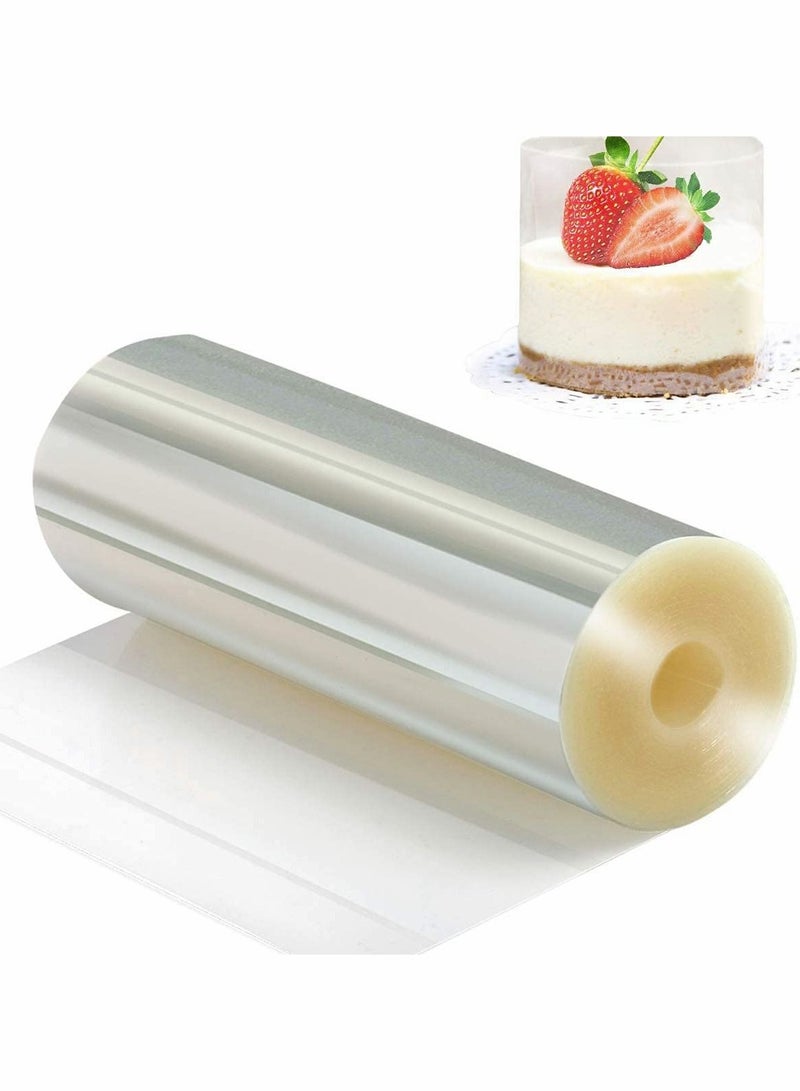 KASTWAVE Cake Collars - Clear Acetate Strips, Transparent Acetate Roll, Mousse Cake Collar - Image 1