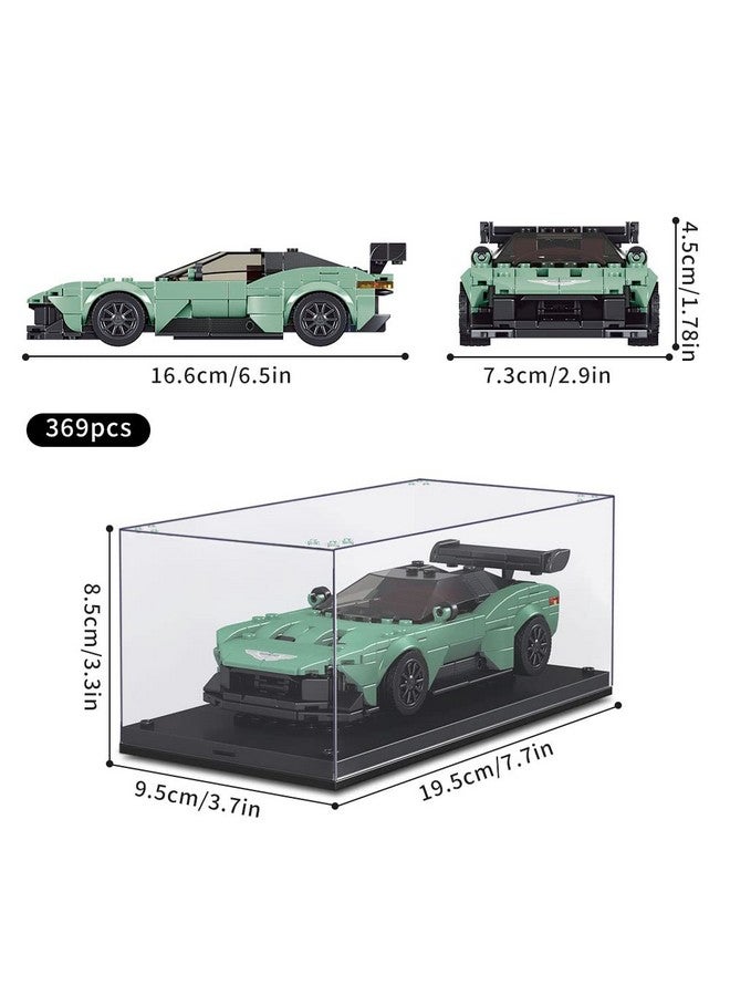mould king Speed Champion Racing Car Building Kit With Acrylic Display Case Super Car 27009 Building Blocks Construction Toy Collectible Model Cars Building Sets For Adult And Kids 8+(369 Pieces)  - Image 3