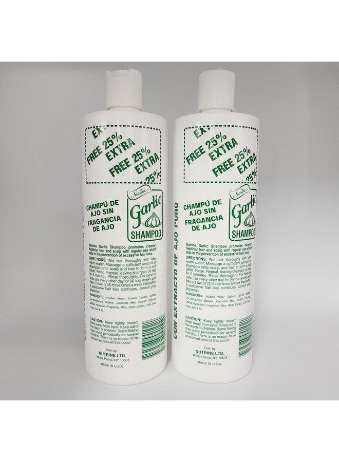 Nutrine Garlic Shampoo Unscented 20 Ounce (591Ml) (Pack Of 2) - Image 3