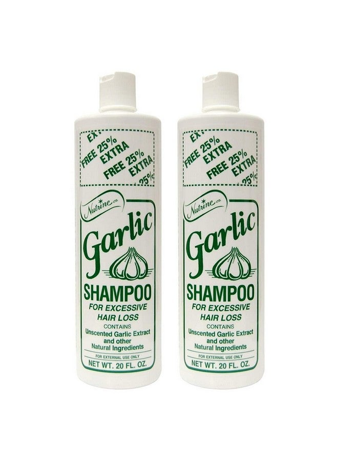 Nutrine Garlic Shampoo Unscented 20 Ounce (591Ml) (Pack Of 2) - Image 2