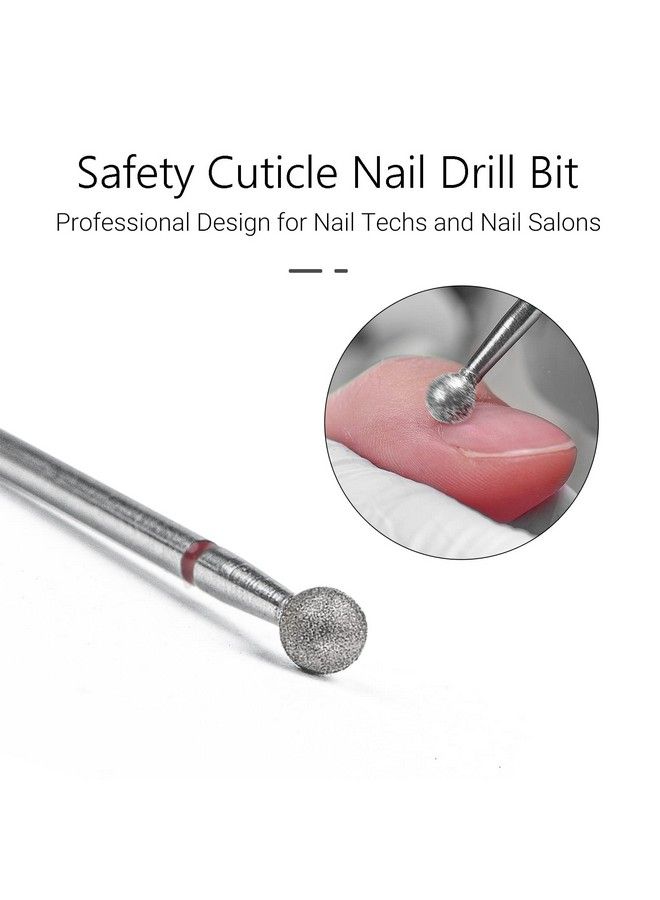 MelodySusie Ball Shape Cuticle Clean Nail Drill Bit 3/32 - Image 4