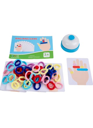 1 Set Early Educational Thinking Training Puzzle Game for Teens, Ring Battle Game with Elastic Bands and Bell, Interactive Desktop Games, Color Recognition Cards - pzsku/Z23D877020BB7B0AF1EF0Z/45/_/1724599150/26ffc571-201c-45b6-a016-42ce7b9eb9e5