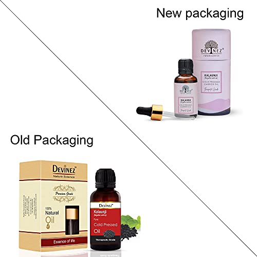 Devinez Kalaunji Cold-Pressed Oil/Kalongi/Black Seed, 30ml - 100% Pure Natural, Undiluted for Pimples removal, prevents hair loss, Glowing face and beauty, Cracked foot & Natural Remedies - Image 2