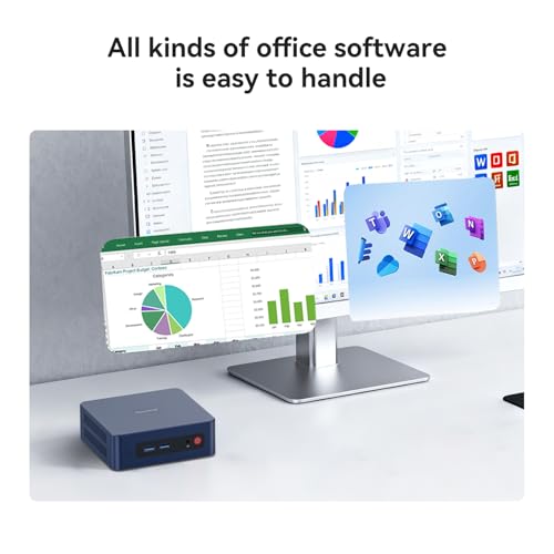 Beelink SER3 Mini PC, AMD Ryzen 3 3200U, 16GB DDR4 500GB NVMe M.2 SSD Small PC Support Dual Display via 2*HDMI, WiFi5, BT5.0, RJ45 1000M LAN, W-11 Mini Computer - Image 2