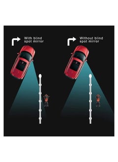 MIXDE 2 Pcs Blind Spot Car Mirror Universal Rainproof 360 Degree Adjustable Car Visual Aid Mirror Reusable Rearview Mirror With Sucker For Cars Trucks  - Image 3