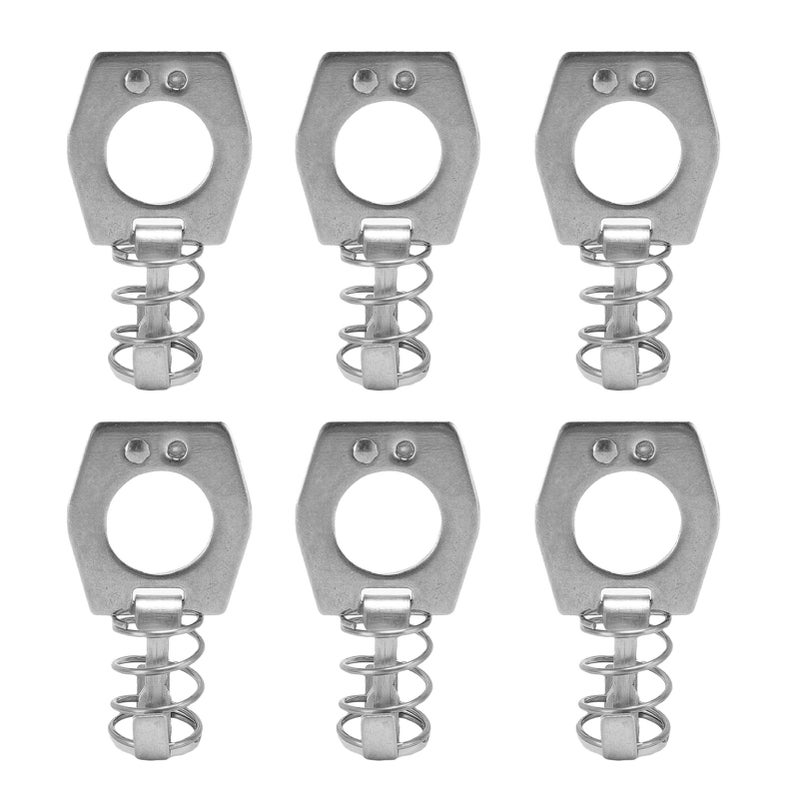 6Pcs RV Water Heater Cam Lock Stainless Steel Rustproof Water Heater Door Latch for Gas Tank Covers - Image 1