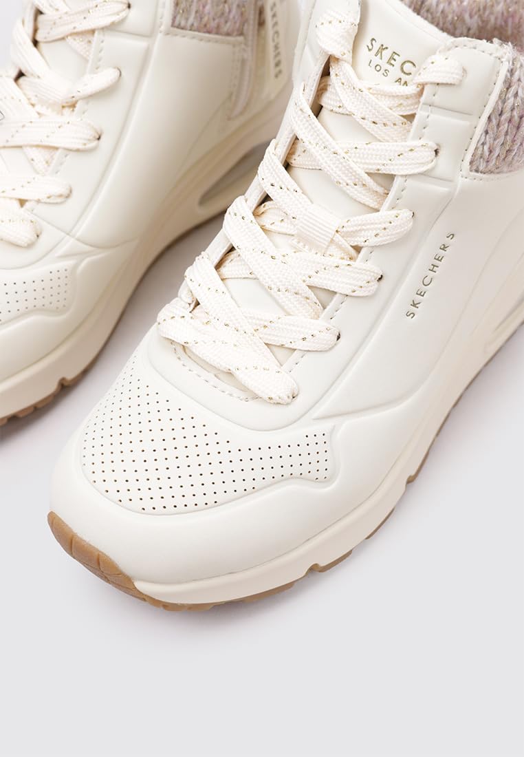 Skechers Kids Uno Gen1 Sneaker, Natural, 6 Big Kid - Image 4