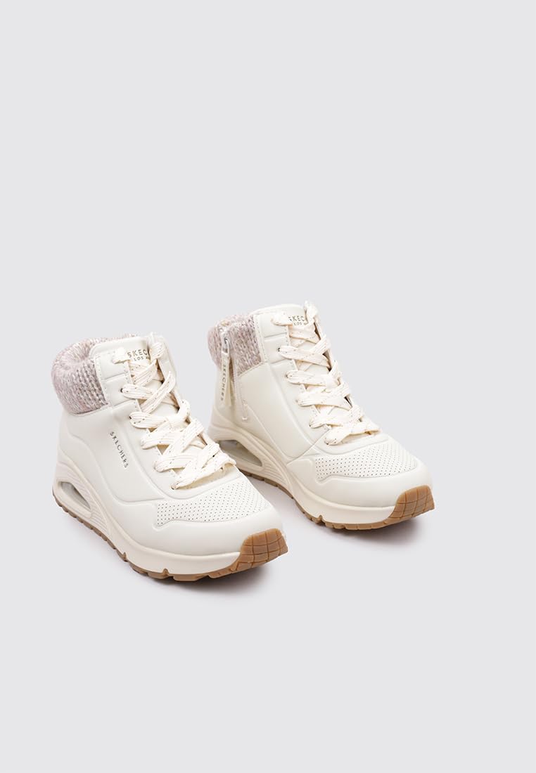 Skechers Kids Uno Gen1 Sneaker, Natural, 6 Big Kid - Image 3
