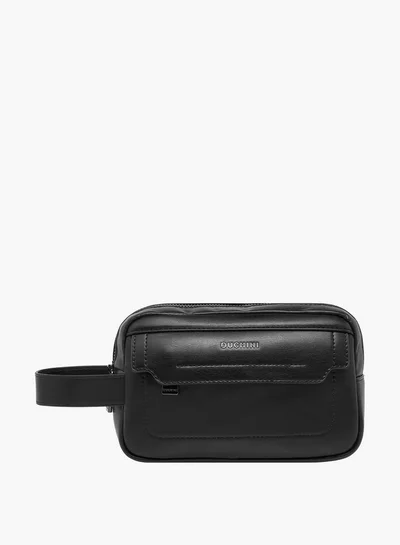 دوتشيني Solid Pouch with Zip Closure
