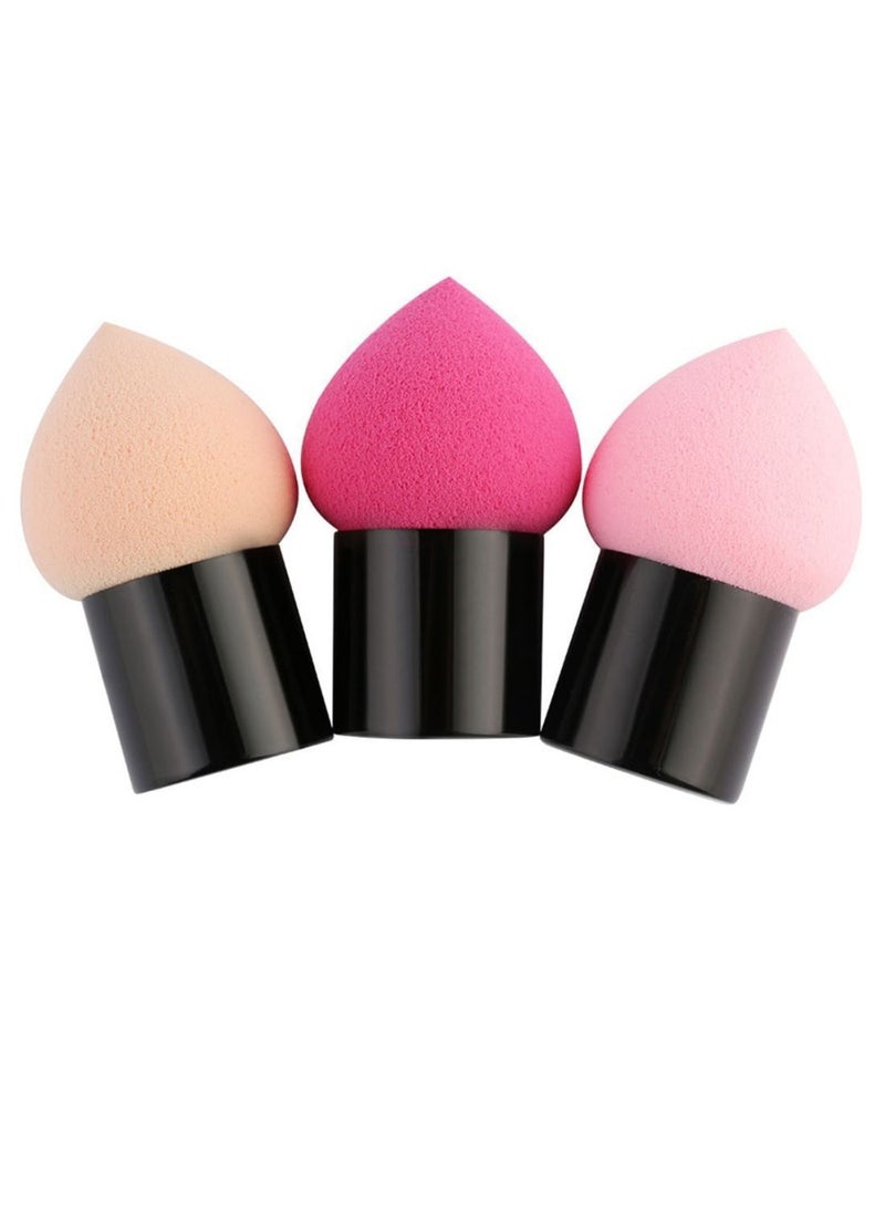 NIBEMINENT 3-Piece Water Drop Makeup Sponge Set Multicolour - Image 1