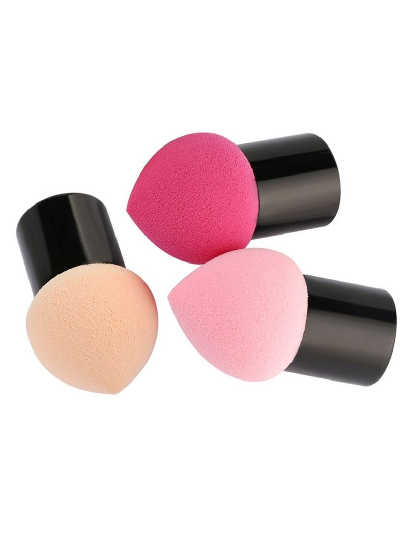 NIBEMINENT 3-Piece Water Drop Makeup Sponge Set Multicolour - Image 2