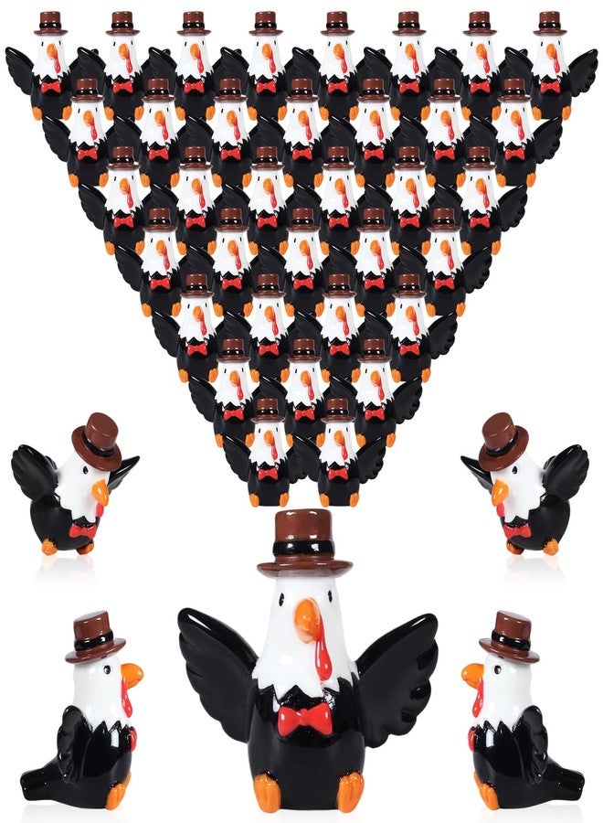 DASHUAIGE 20/40 Pcs Thanksgiving Mini Resin Bald Eagle, Tiny Bald Eagles, Miniature Patriotic Bald Eagle Bird Figurines for Outdoor Garden and Independence Day Celebrations(20) - Image 1
