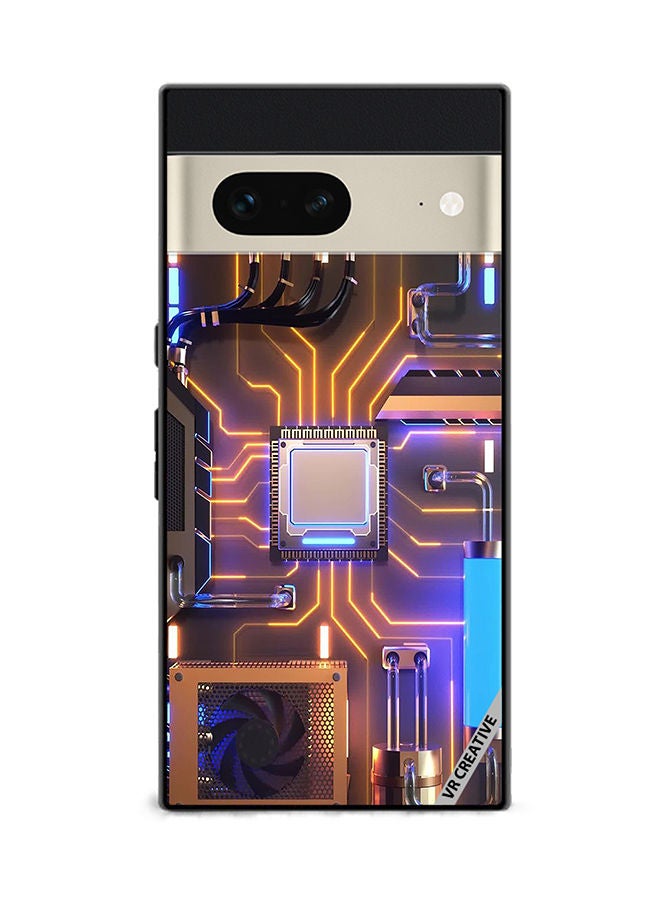 VR CREATIVE Protective Case Cover For Google Pixel 7 Server Design Multicolour - Image 1