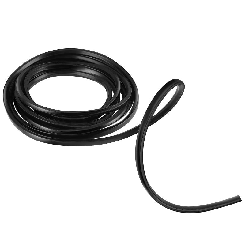 2 Rolls 3D Printer Flat Seal Aluminum Profile Slot Printer Parts Flat Seal Accessories (Black) - Image 1