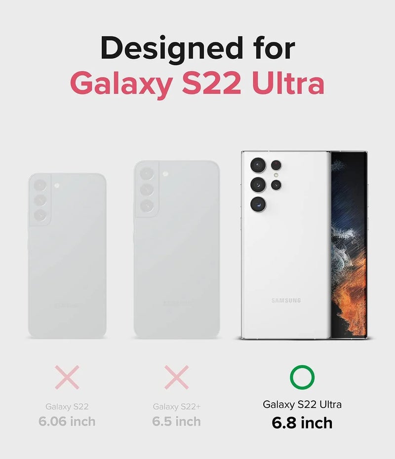Nishtech for Samsung Galaxy S22 Ultra 5G Premium Transparent Hybrid Soft Slim Dust Proof Back Case Cover with Camera Protection - Image 2