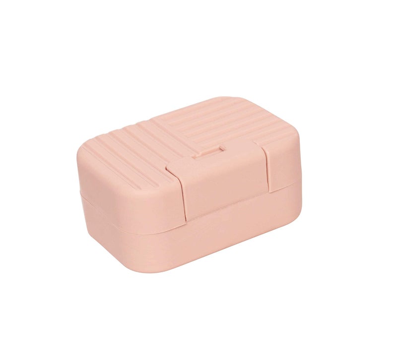 Right Products 2pcs Portable Plastic Travel Washing Soap Box with Lid Case Non-Slip Soap Case - Image 1