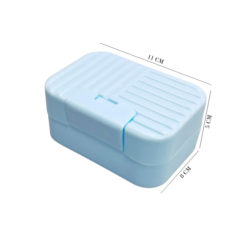 Right Products 2pcs Portable Plastic Travel Washing Soap Box with Lid Case Non-Slip Soap Case - Image 2