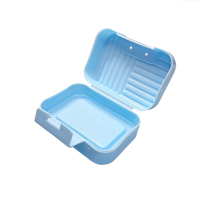 Right Products 2pcs Portable Plastic Travel Washing Soap Box with Lid Case Non-Slip Soap Case - Image 4