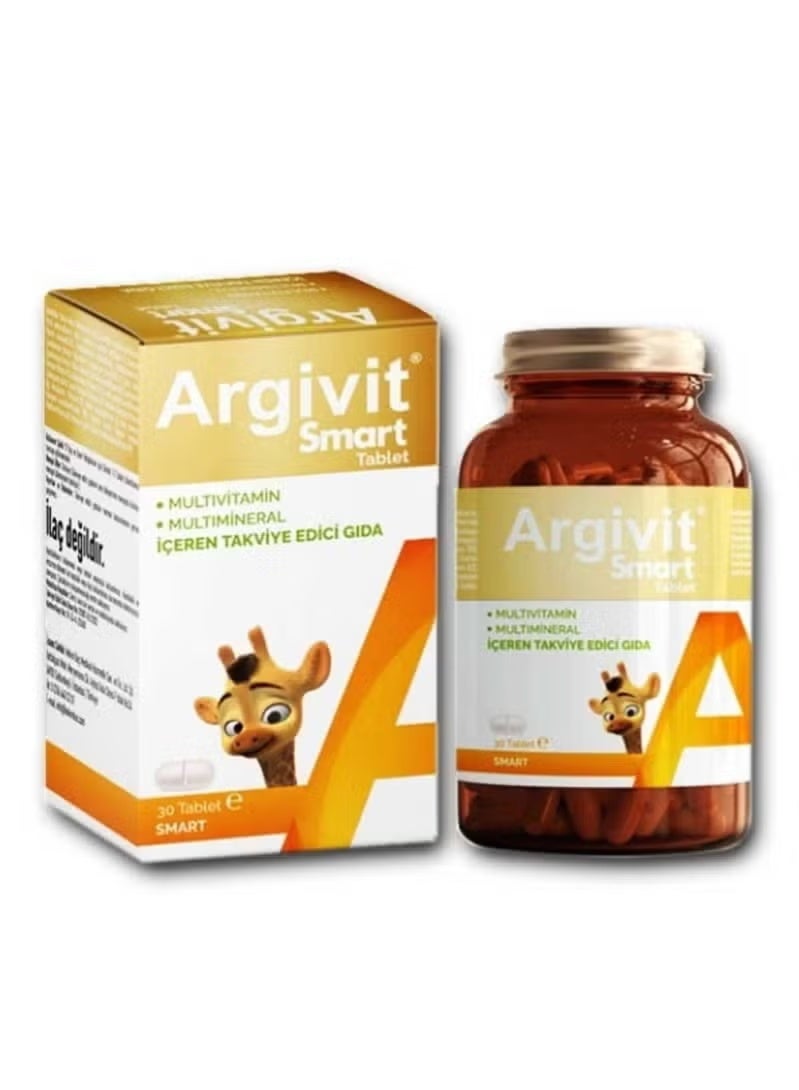 ارجيفيت Argivit أرجيفيت سمارت متعدد الفيتامينات 30 قرص