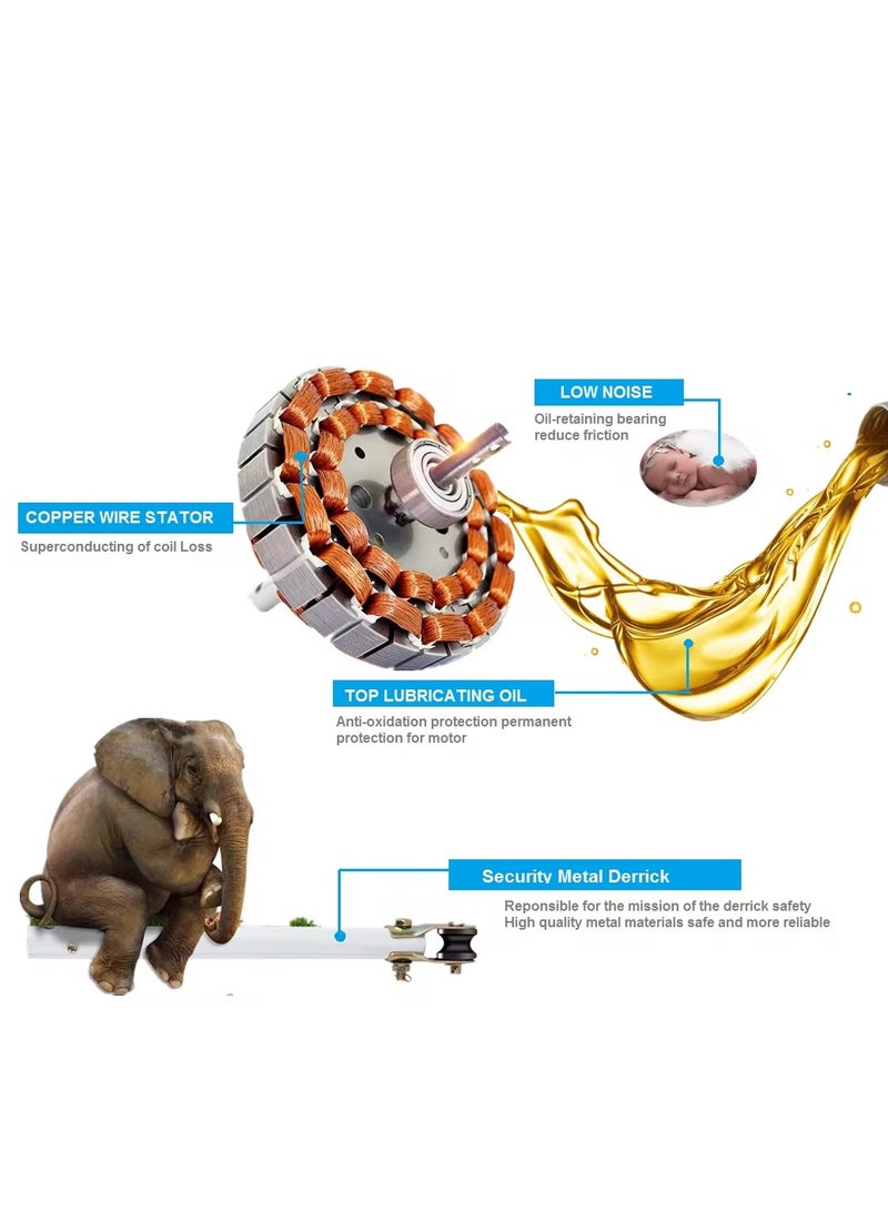 REFURA Ceiling fan with three blades 75 watts - Image 5