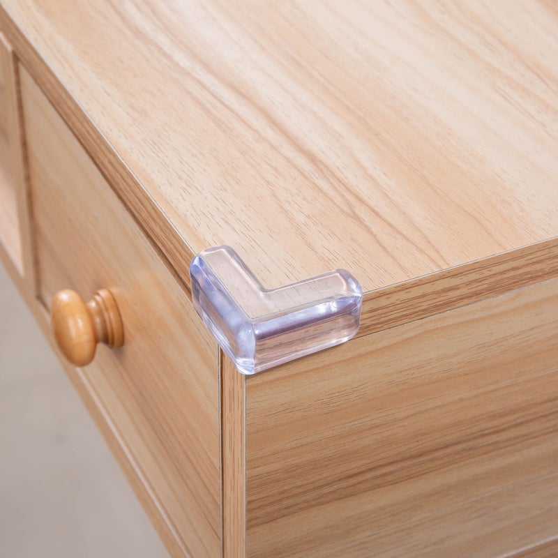 Children Transparent Anti-collision Corner Table Protection Baby Safety Cover Anti-scratch Protection Corner Pad Heart Angle (L type) 