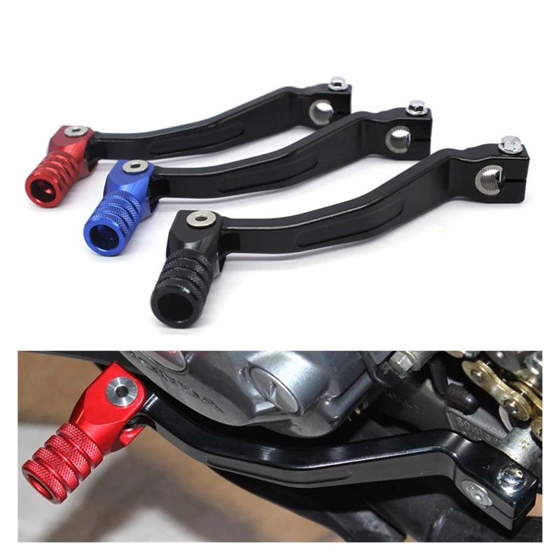 Folding Gear Shift Lever Pedal Red Tip For CRF250L CRF300L LS 2021 2025 Models - Image 3