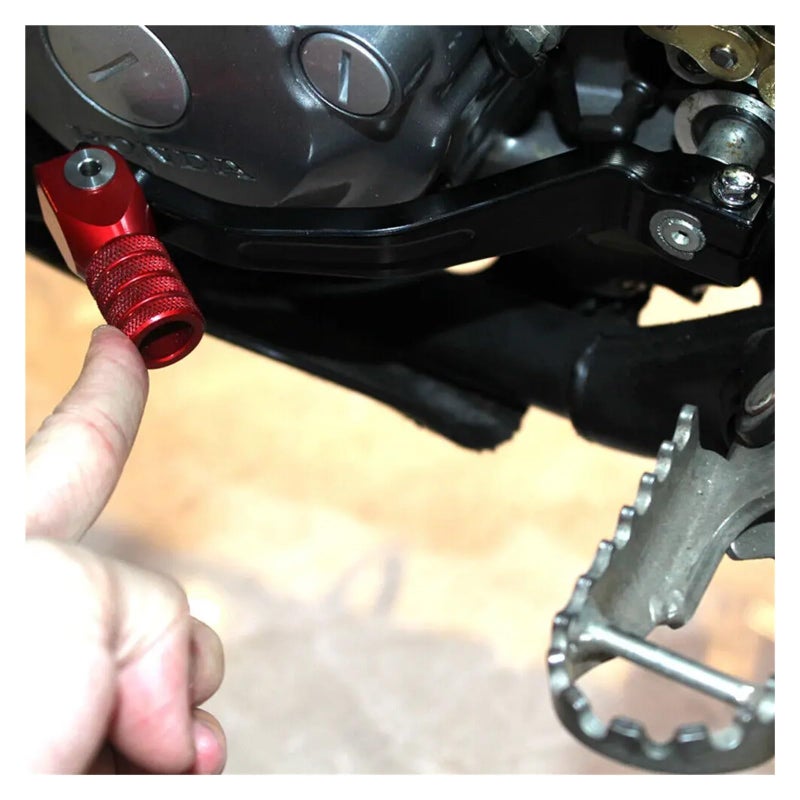 Folding Gear Shift Lever Pedal Red Tip For CRF250L CRF300L LS 2021 2025 Models - Image 4